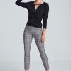 Grey Women Trousers in Pants, Trousers, Shorts with Polyester