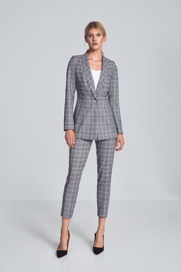Grey Jacket in Jackets, Vests For Women with Polyester