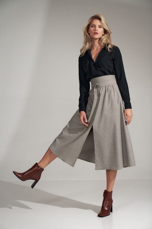 Grey Skirt in Skirts with Nylon and Polyester