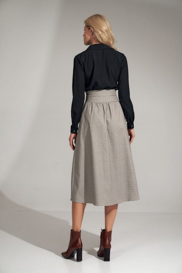 Grey Skirt in Skirts with Nylon and Polyester