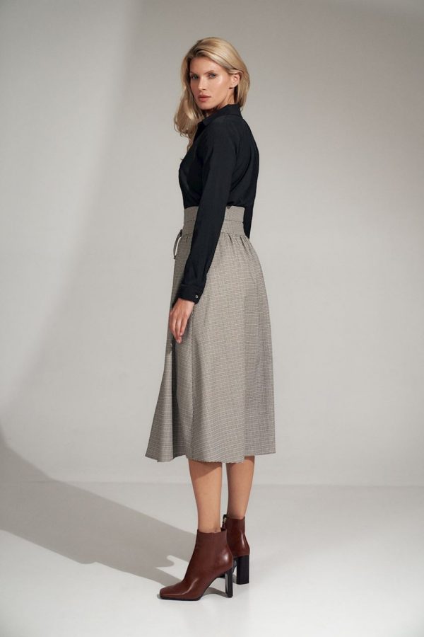 Grey Skirt in Skirts with Nylon and Polyester