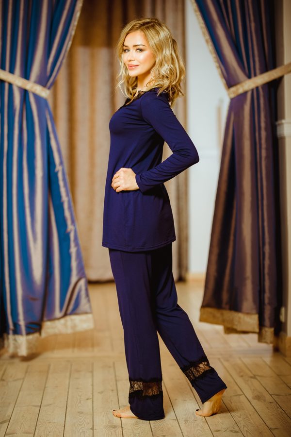 navy blue Pyjama model 151041 Kalimo