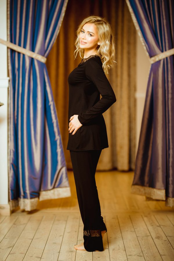 black Pyjama model 151042 Kalimo
