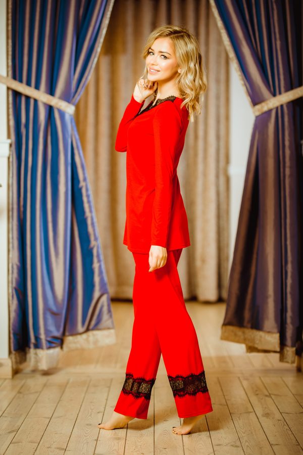 red Pyjama model 151043 Kalimo