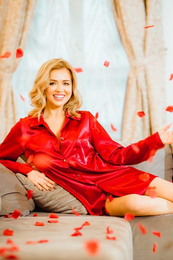 red Nightshirt model 151053 Kalimo