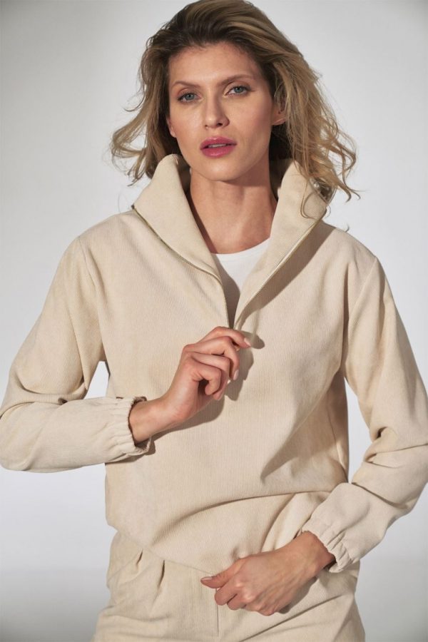 beige Sweatshirt model 151826 Figl