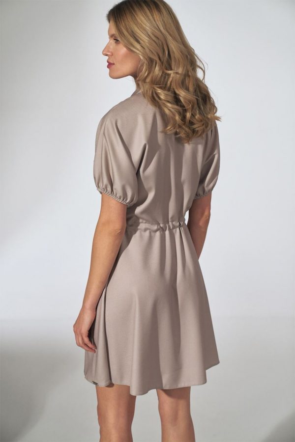 beige Daydress model 151835 Figl