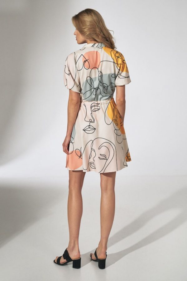 multicolor Daydress model 151837 Figl