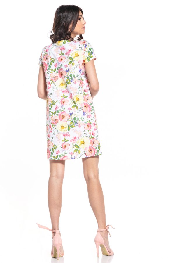 Multicolor Daydress in Day Dresses with Cotton