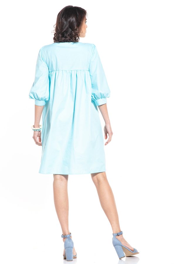 Blue Daydress in Day Dresses with Cotton