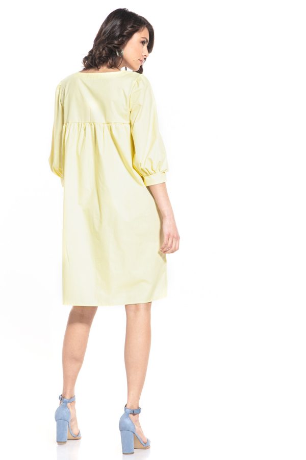 Yellow Daydress in Day Dresses with Cotton