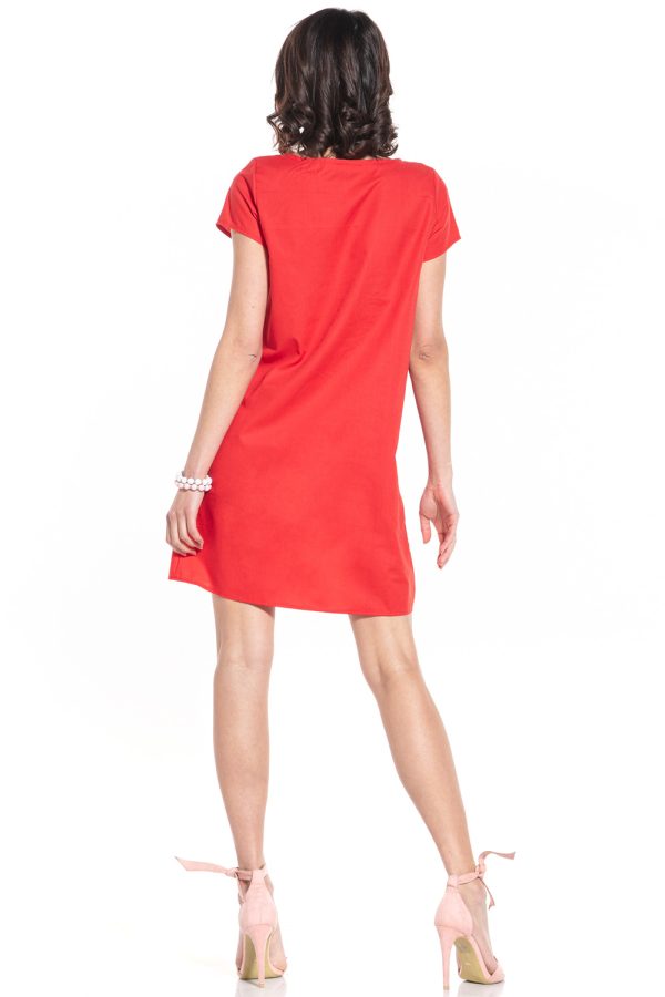 Red Daydress 7 in Cotton