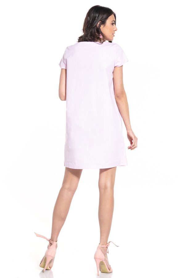 Pink Daydress in Day Dresses with Cotton