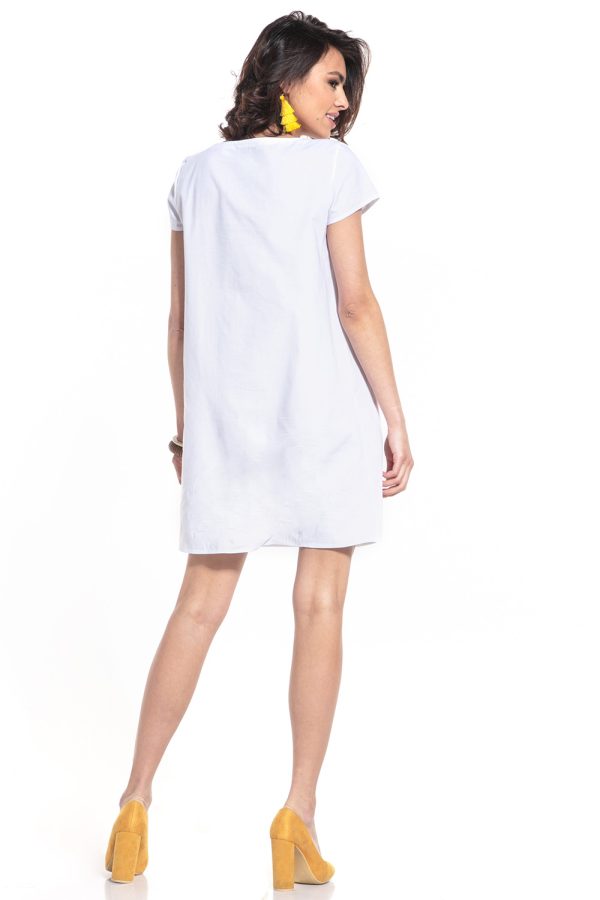 White Daydress in Day Dresses with Cotton