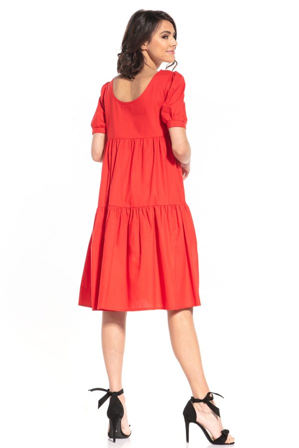 Red Daydress 7 in Cotton