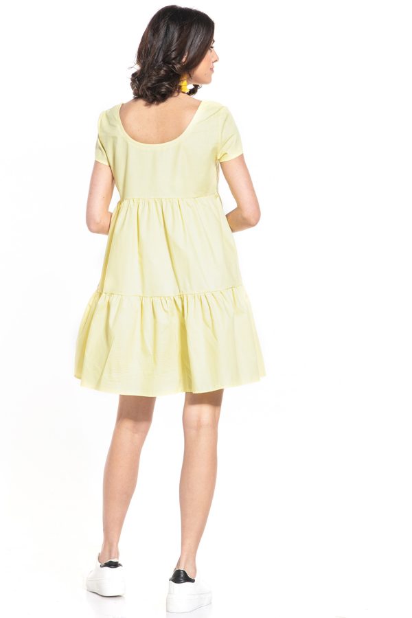 Yellow Daydress in Day Dresses with Cotton