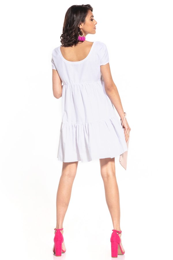 White Daydress in Day Dresses with Cotton