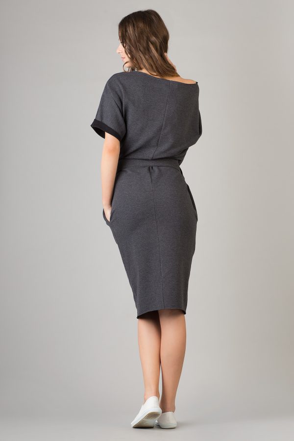 Grey Daydress in Day Dresses with Cotton and Viscose