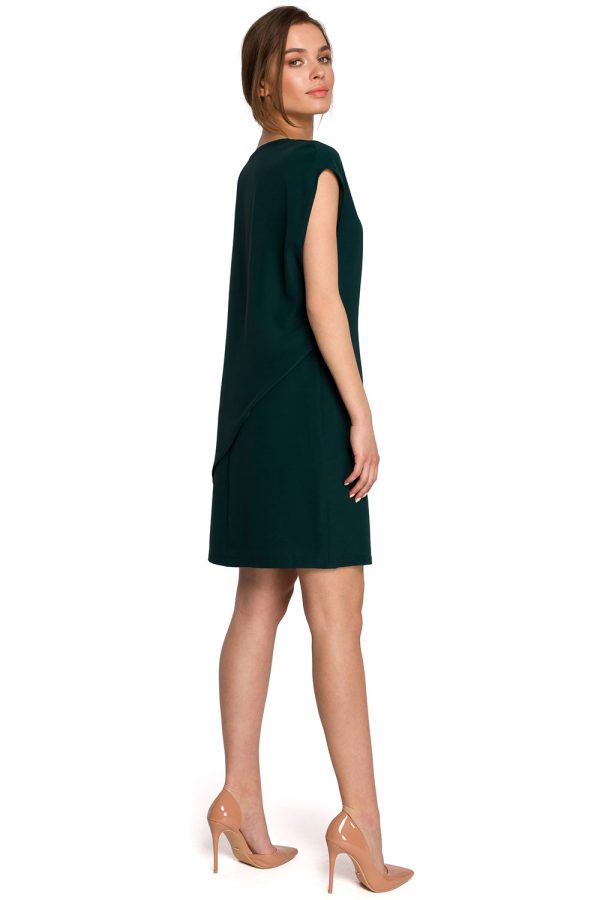 Green Daydress in Day Dresses with Spandex and Polyester