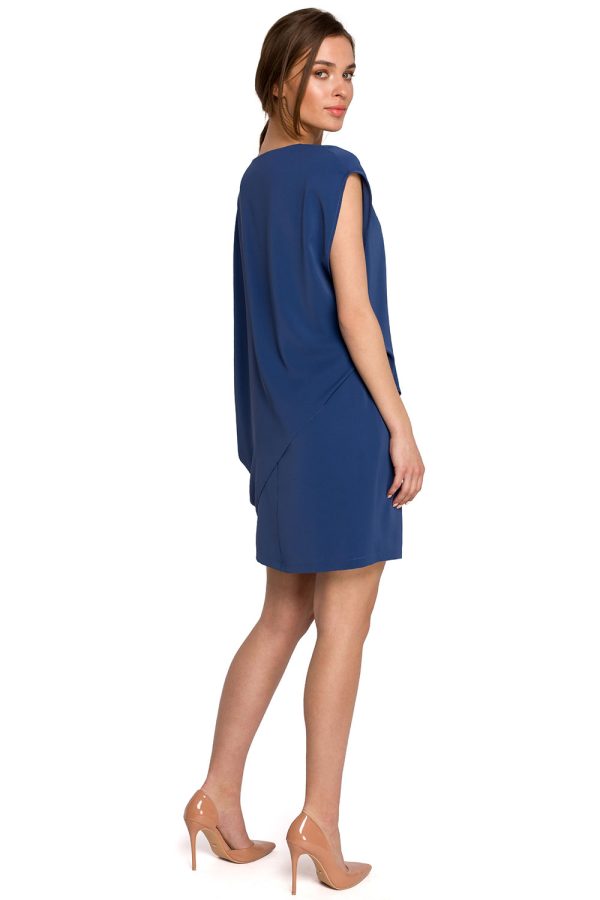 Blue Daydress in Day Dresses with Spandex and Polyester