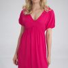 Pink Daydress in Day Dresses with Spandex and Viscose