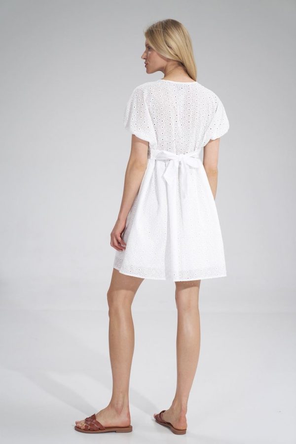 white Daydress model 154663 Figl