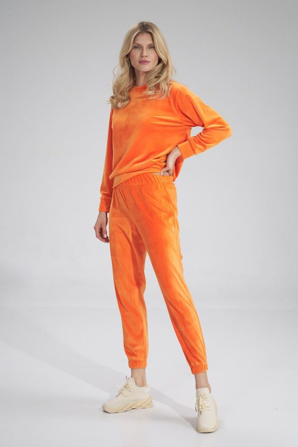 orange Tracksuit trousers model 154664 Figl