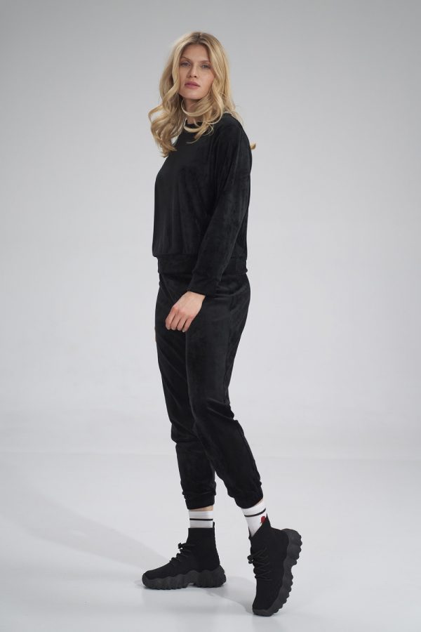 black Tracksuit trousers model 154665 Figl