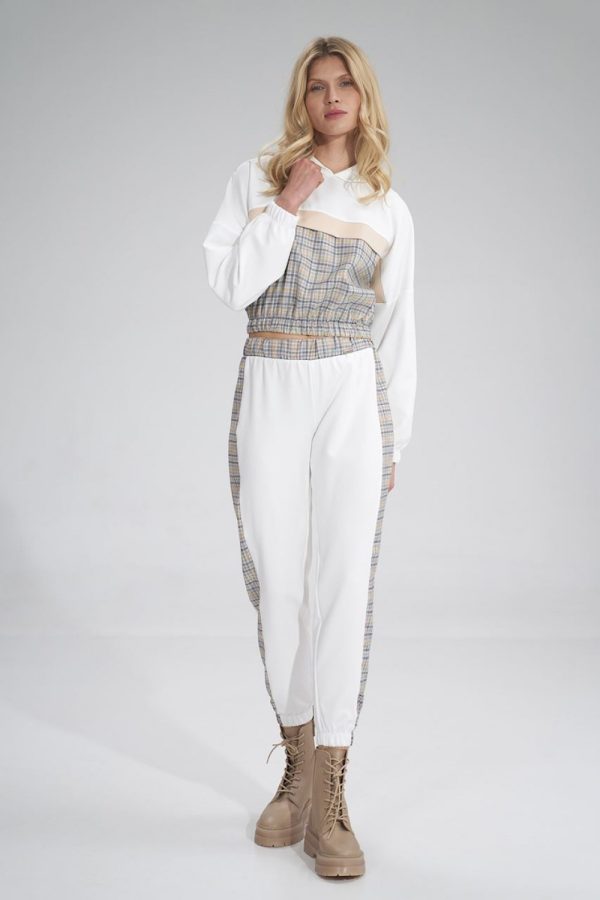 beige Tracksuit trousers model 154688 Figl