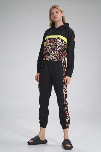 906376 black Tracksuit trousers model 154691 Figl