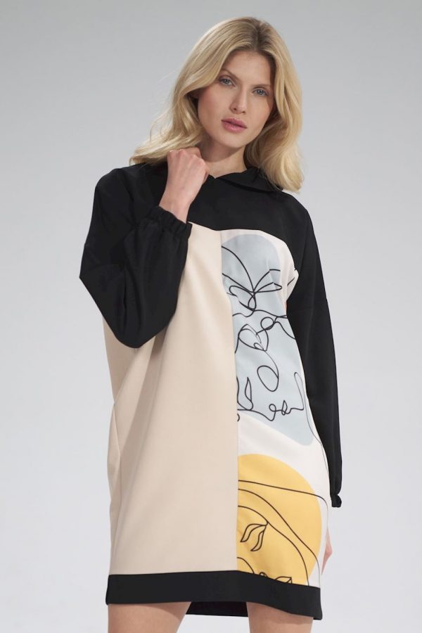multicolor Daydress model 154694 Figl