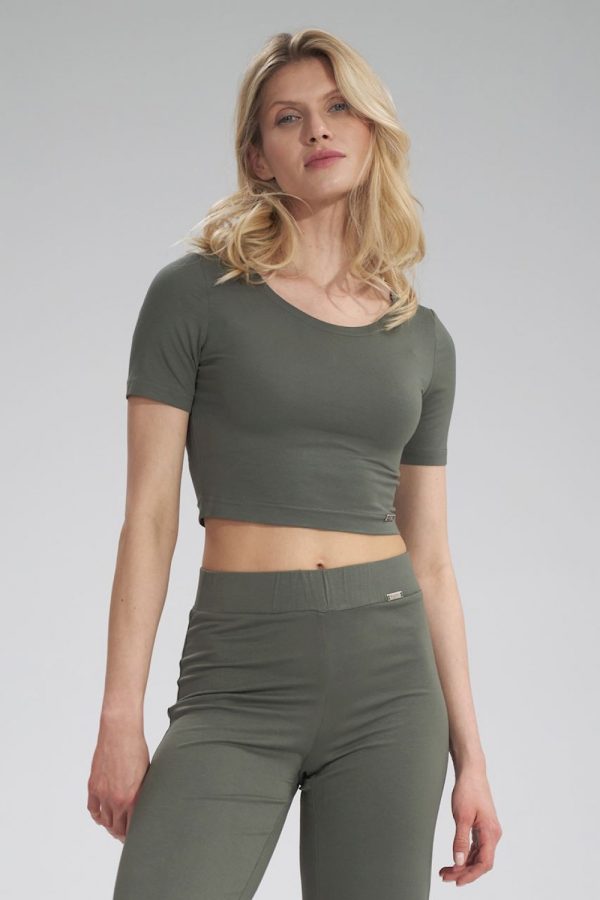 green Blouse model 154701 Figl