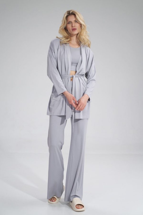 grey Sweatshirt model 154722 Figl