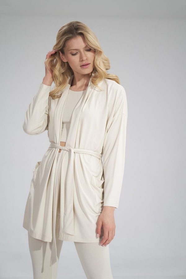 beige Sweatshirt model 154723 Figl