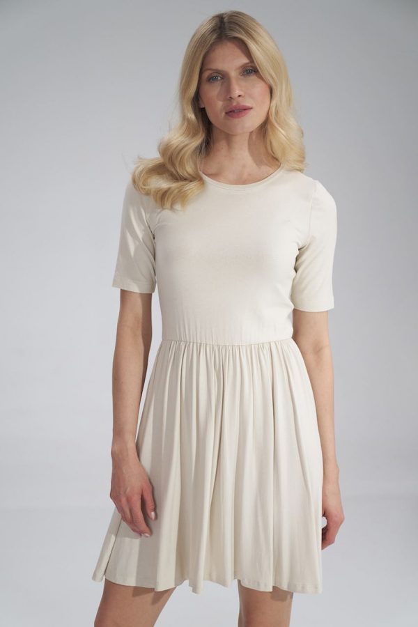 beige Daydress model 154731 Figl