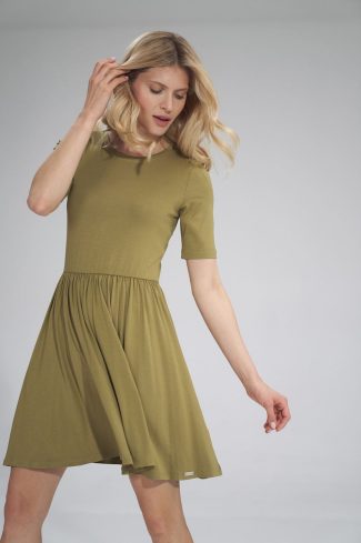green Daydress model 154736 Figl