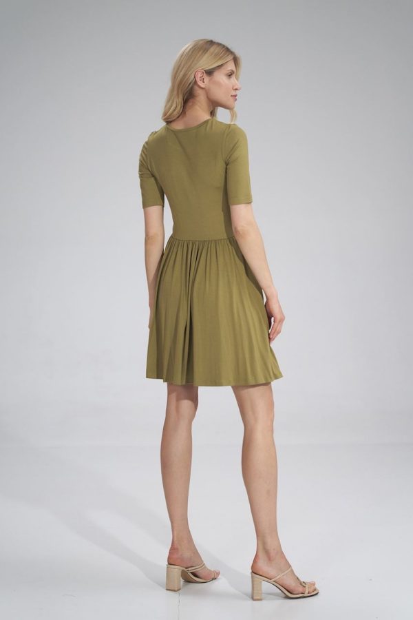 green Daydress model 154736 Figl
