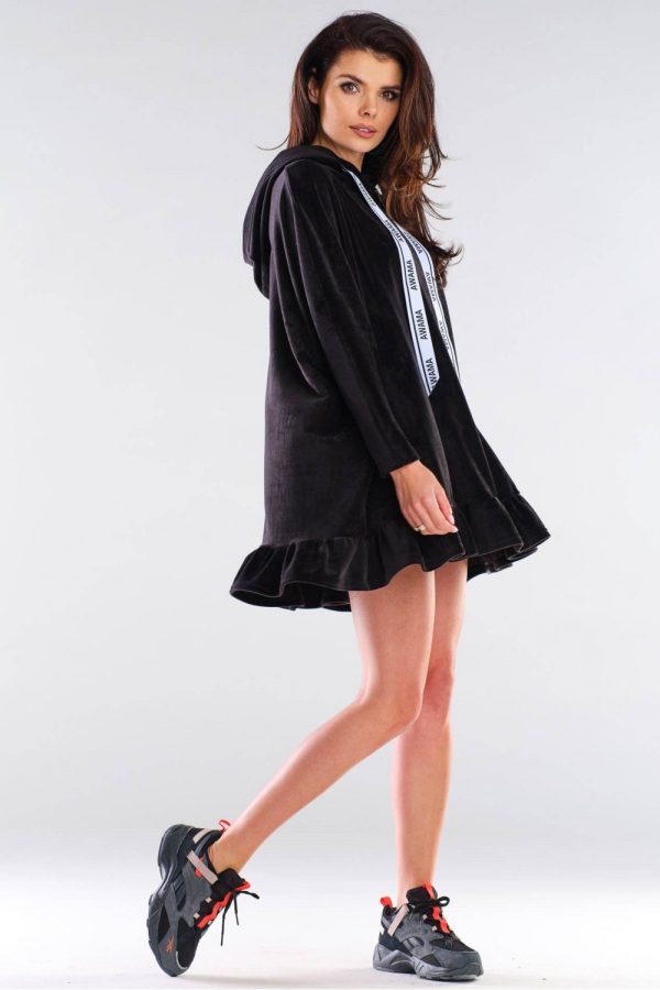 Black Daydress in Day Dresses with Polyester and Spandex