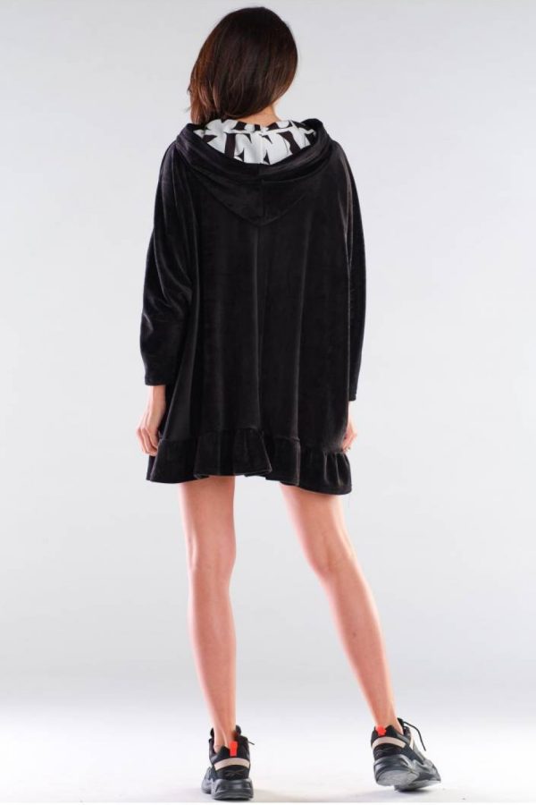Black Daydress in Day Dresses with Polyester and Spandex