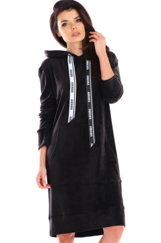 906719 Black Daydress in Day Dresses with Spandex and Polyester