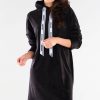 906741 Black Daydress in Day Dresses with Spandex and Polyester