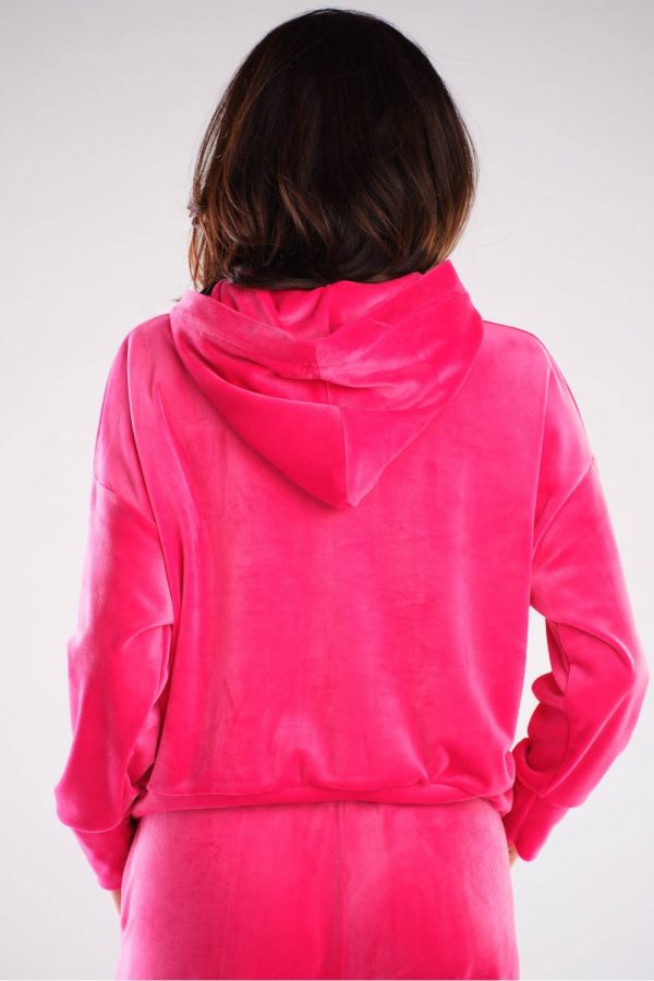 Pink Sweatshirt in Sweatshirts For Women with Polyester and Spandex