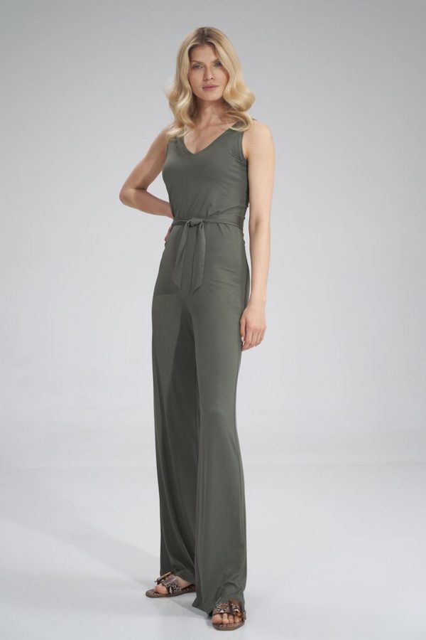 Green Suit in Playsuits For Women with Spandex and Viscose