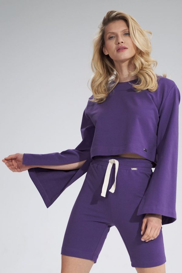 violet Sweatshirt model 155958 Figl