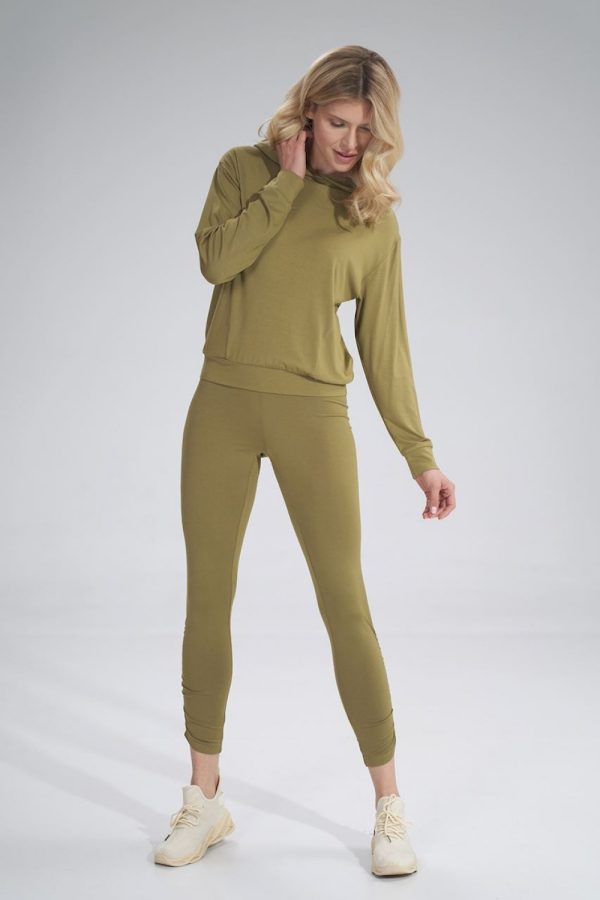 green Long leggings model 155969 Figl