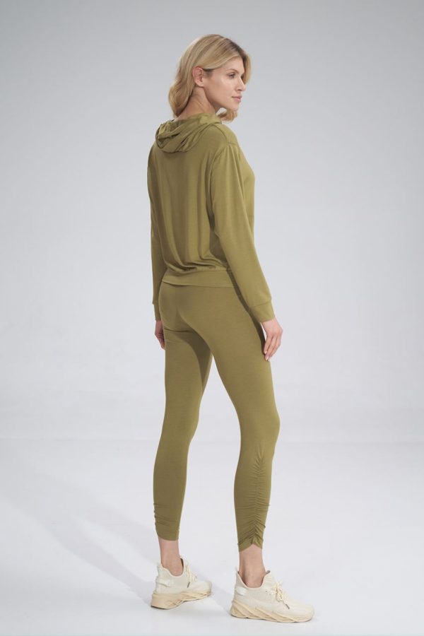 green Long leggings model 155969 Figl