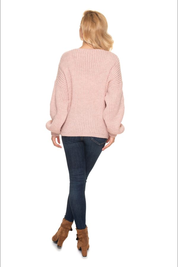 Pink Cardigan in Cardigans For Women, Ponchos with Acrylic, Polyamide, Polyester and Wool