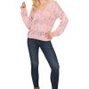 912361 Pink Jumper in Sweaters, Pullovers, Jumpers, Turtlenecks, Boleros, Shrugs with Acrylic