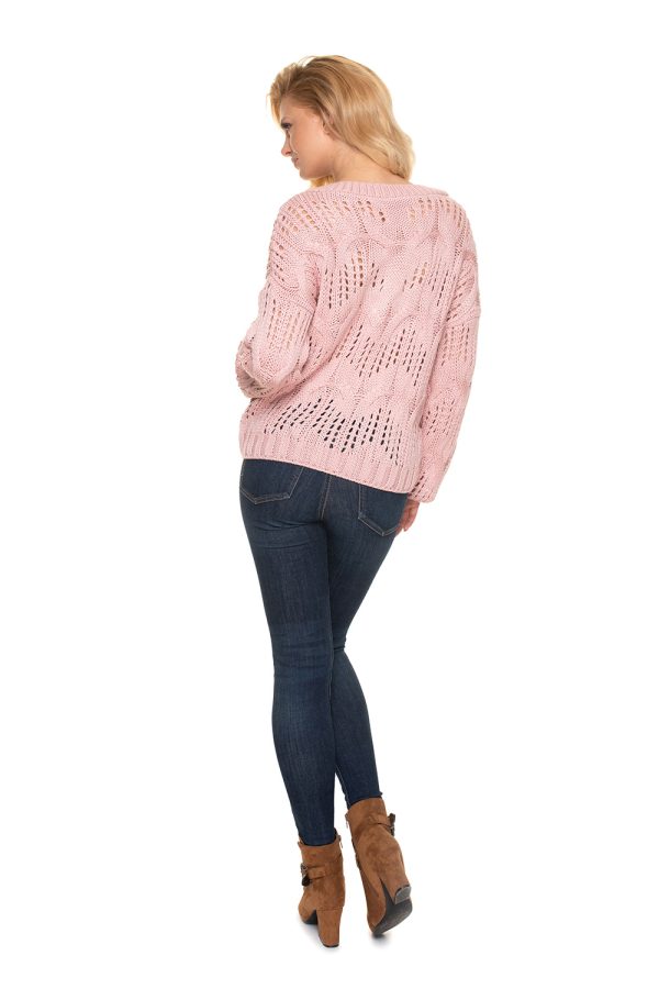 Pink Jumper in Sweaters, Pullovers, Jumpers, Turtlenecks, Boleros, Shrugs with Acrylic