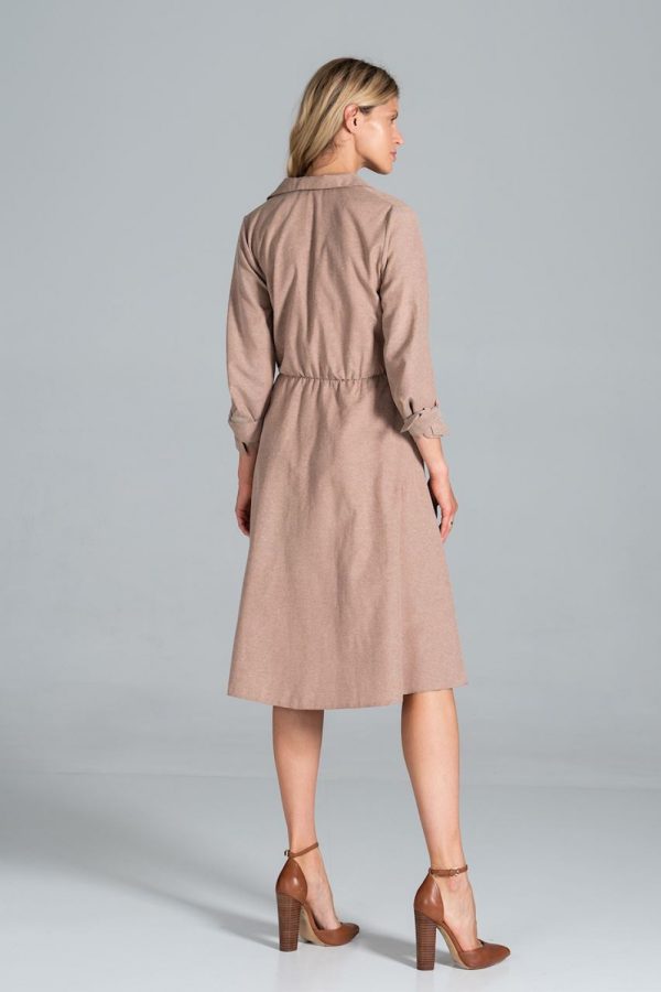 beige Daydress model 157462 Figl